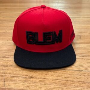 Red and Black Snapback Hat